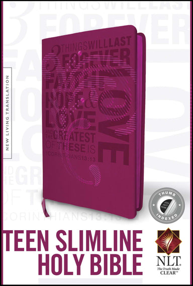 Image of NLT Teen Pink Slim Bible other