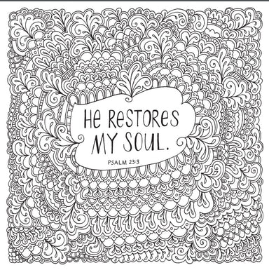 Image of Restore My Soul Coloring Book other