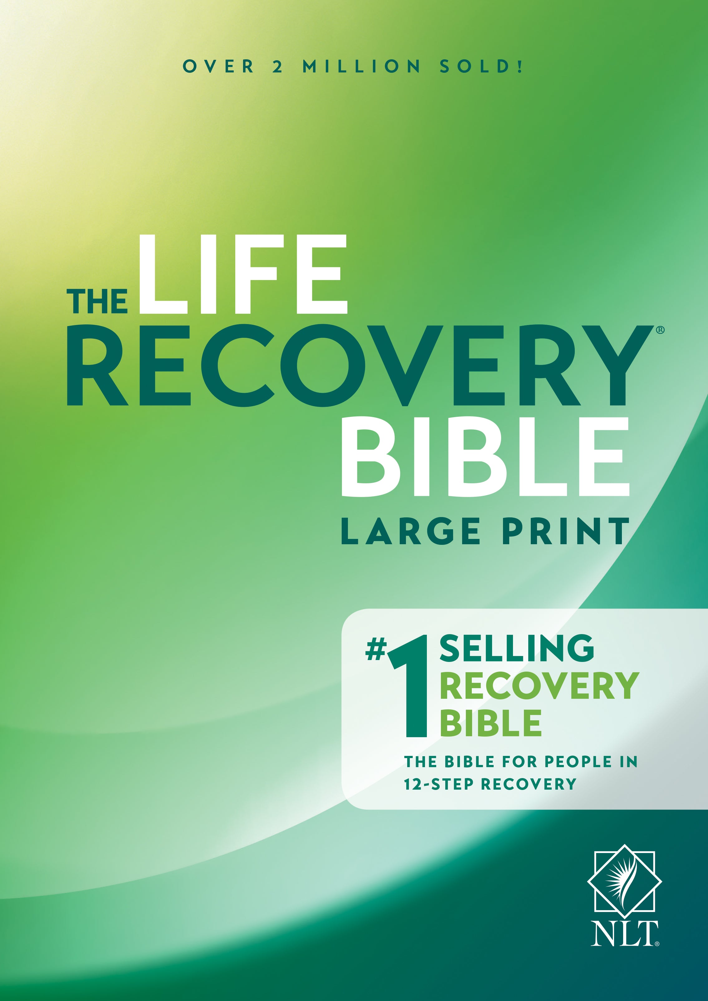 Image of NLT Life Recovery Bible, Green, Hardback, Large Print, 12 Steps Devotionals, Recovery Profiles, Recovery Notes, Topical Verse Find, Facilitator's Guide other