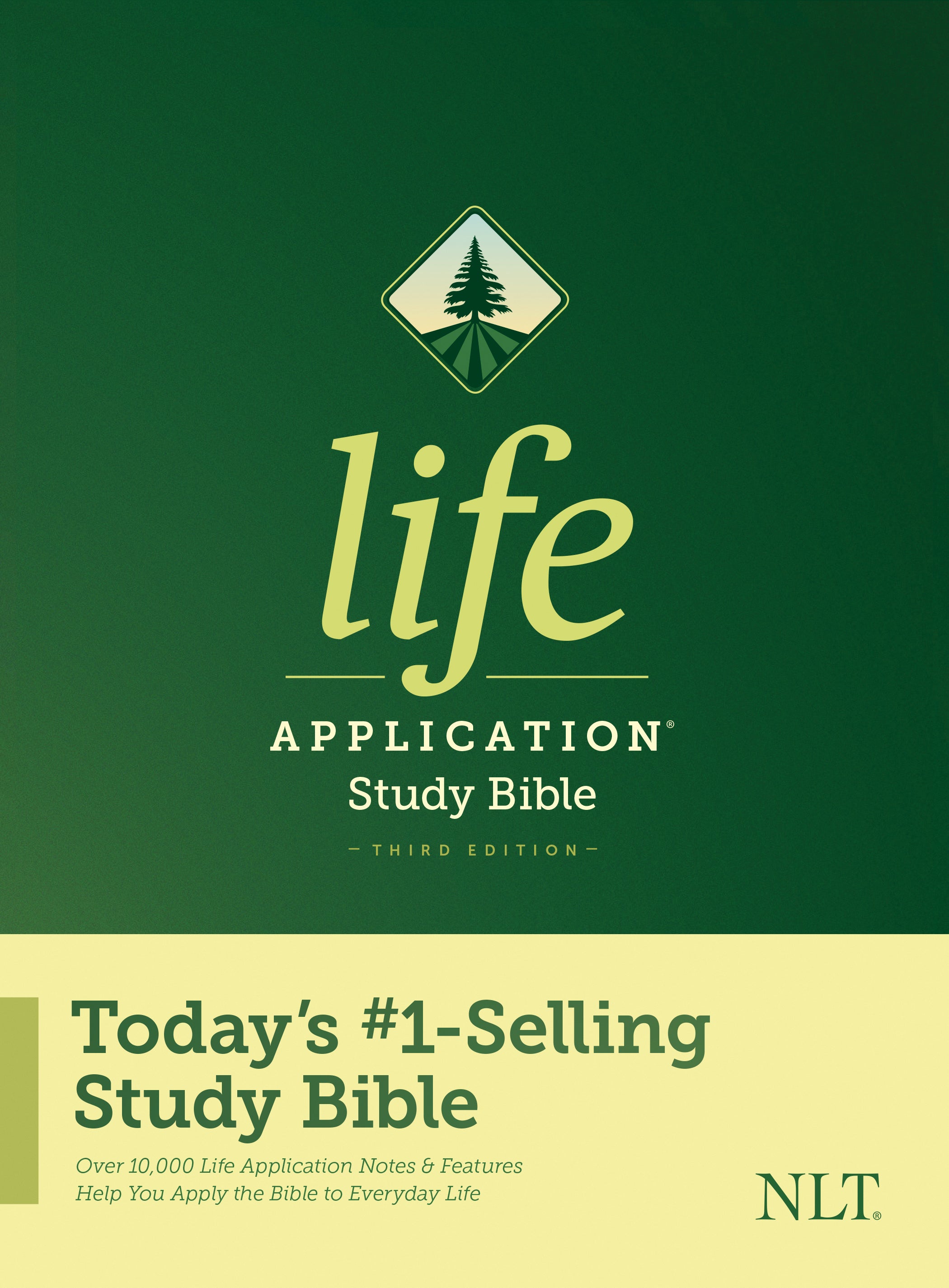Image of NLT Life Application Study Bible, Green, Hardback, Third Edition, Book Introductions, Colour Maps, Charts, Concordance, Presentation Page other
