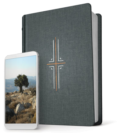 Image of NLT Filament Bible, Grey, Hardback, Wider Margins, Presentation Page, Ribbon Marker, Study Notes, Print+Digital Bible other