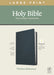 Image of NLT Large Print Thinline Reference Bible, Filament Enabled Edition (Red Letter, Genuine Leather, Navy Blue) other