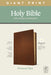 Image of NLT Personal Size Giant Print Bible, Filament Enabled Edition (Red Letter, Genuine Leather, Brown) other