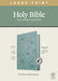 Image of NLT Large Print Thinline Reference Bible, Filament Enabled Edition (Red Letter, LeatherLike, Floral Leaf Teal, Indexed) other