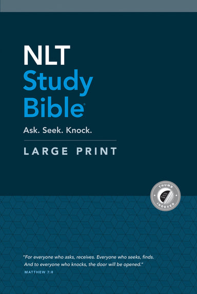 Image of NLT Study Bible Large Print (Red Letter, Hardcover, Indexed) other
