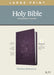 Image of KJV Large Print Thinline Reference Bible, Filament Enabled Edition (Red Letter, LeatherLike, Floral Frame Purple) other