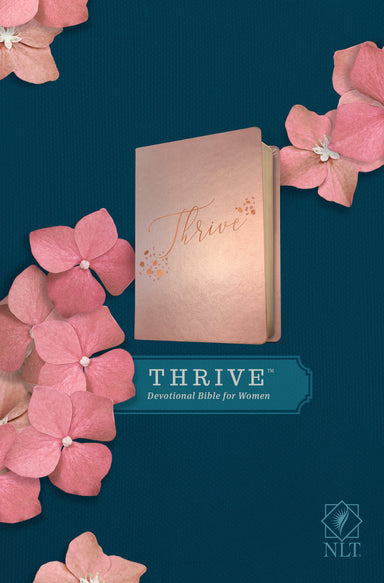 Image of NLT THRIVE Devotional Bible for Women (LeatherLike, Rose Metallic ) other