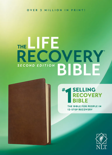 Image of NLT Life Recovery Bible, Second Edition (LeatherLike, Rustic Brown) other