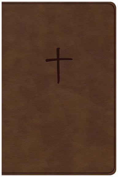 Image of CSB Compact Bible, Brown, Imitation Leather, Two-Column Text, Topical Subheadings, Words of Christ in Red, Concordance, Presentation Page other