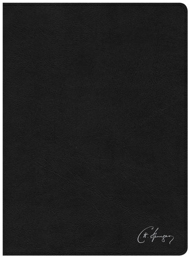 Image of KJV Spurgeon Study Bible, Black Genuine Leather other