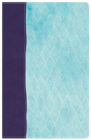 Image of NKJV Daily Devotional Bible for Women, Purple/Blue LeatherTouch other