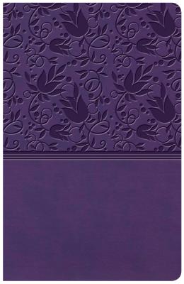 Image of KJV Large Print Personal Size Reference Bible, Purple Leathertouch other