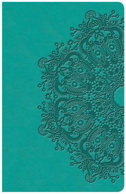 Image of KJV Large Print Personal Size Reference Bible, Teal Leathertouch other
