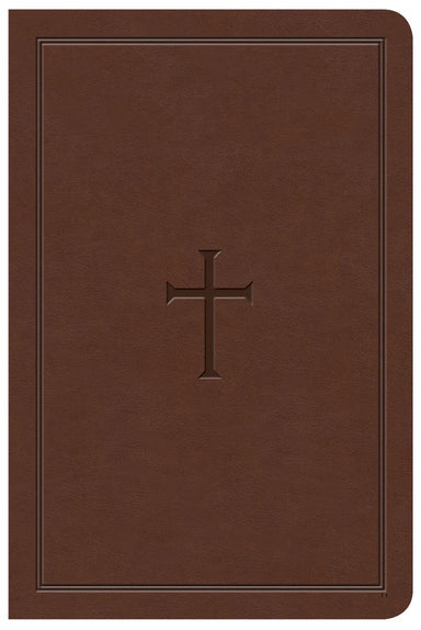 Image of KJV Large Print Compact Reference Bible, Brown LeatherTouch other