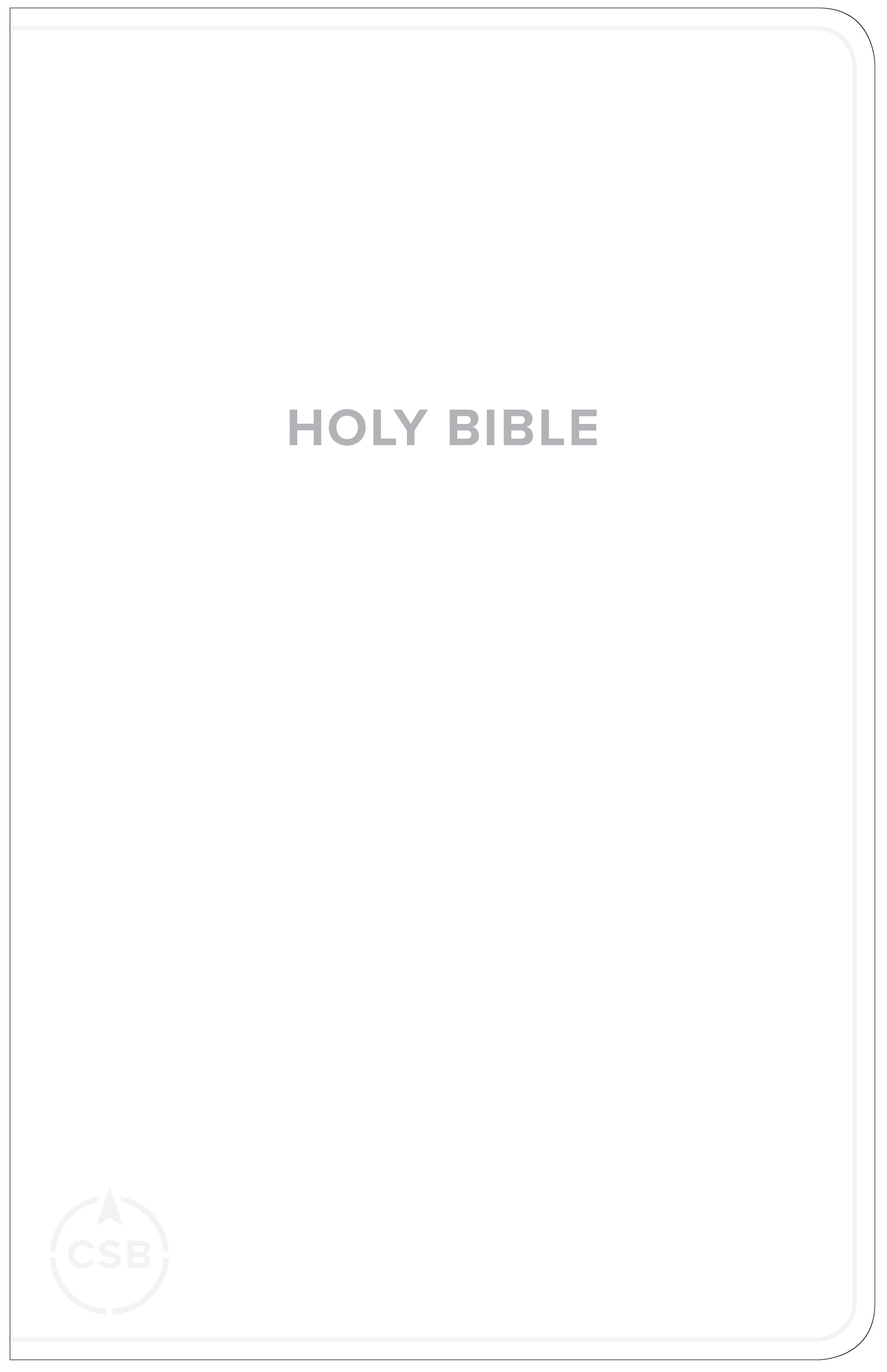 Image of CSB Gift & Award Bible, White other