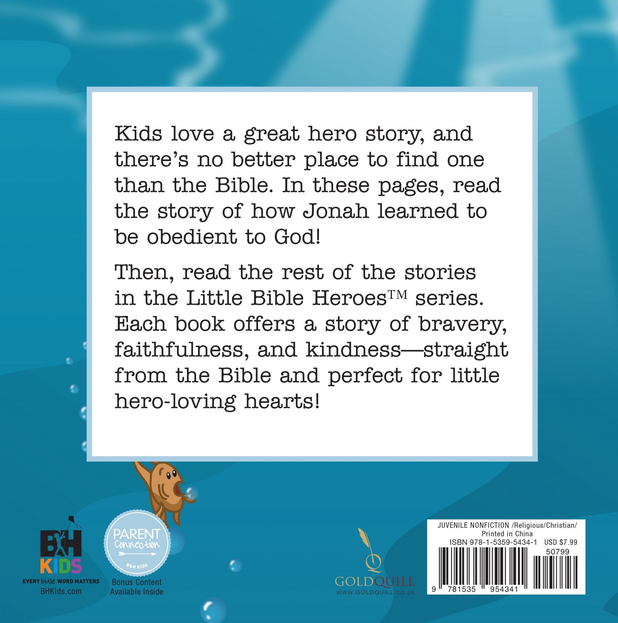 Image of Jonah, Little Bible Heroes Board Book other