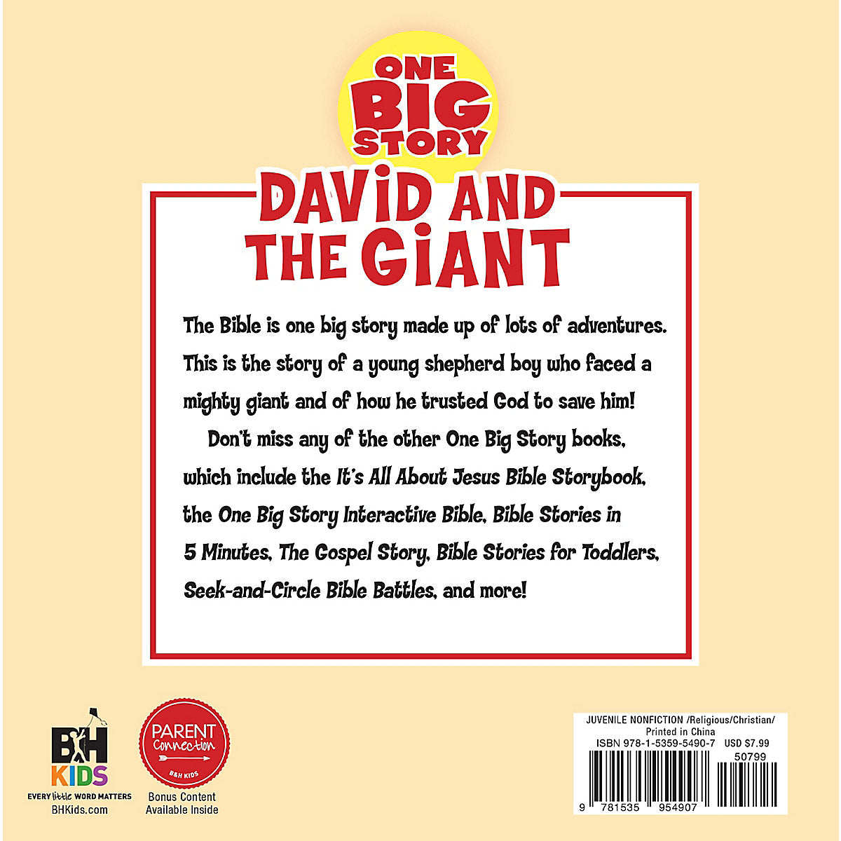 Image of David and the Giant, One Big Story Board Book other