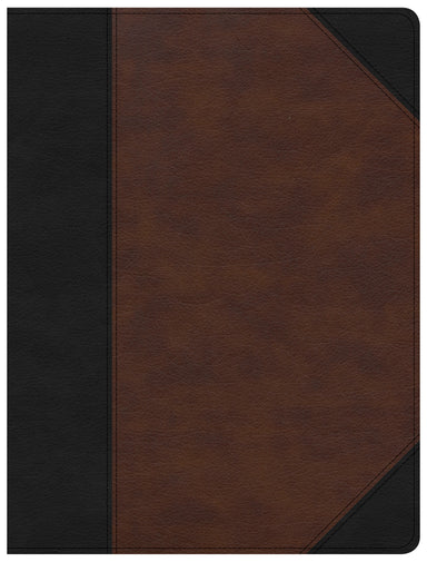 Image of CSB Tony Evans Study Bible, Black/Brown LeatherTouch, Indexed other