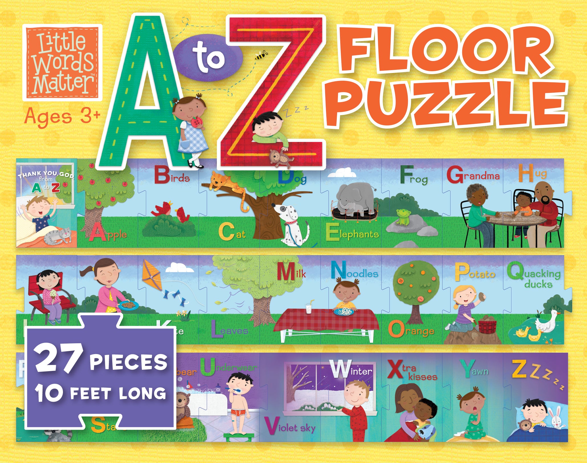 Image of Little Words Matter A to Z Floor Puzzle other