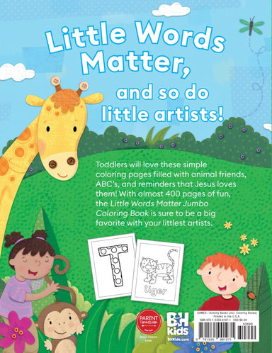 Image of Little Words Matter Jumbo Coloring Book other
