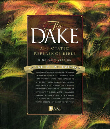Image of KJV Dake Annotated Reference Bible Large Print Black Bonded Leather other