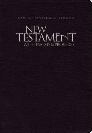 Image of NIV, New Testament with Psalms and   Proverbs, Paperback, Black other