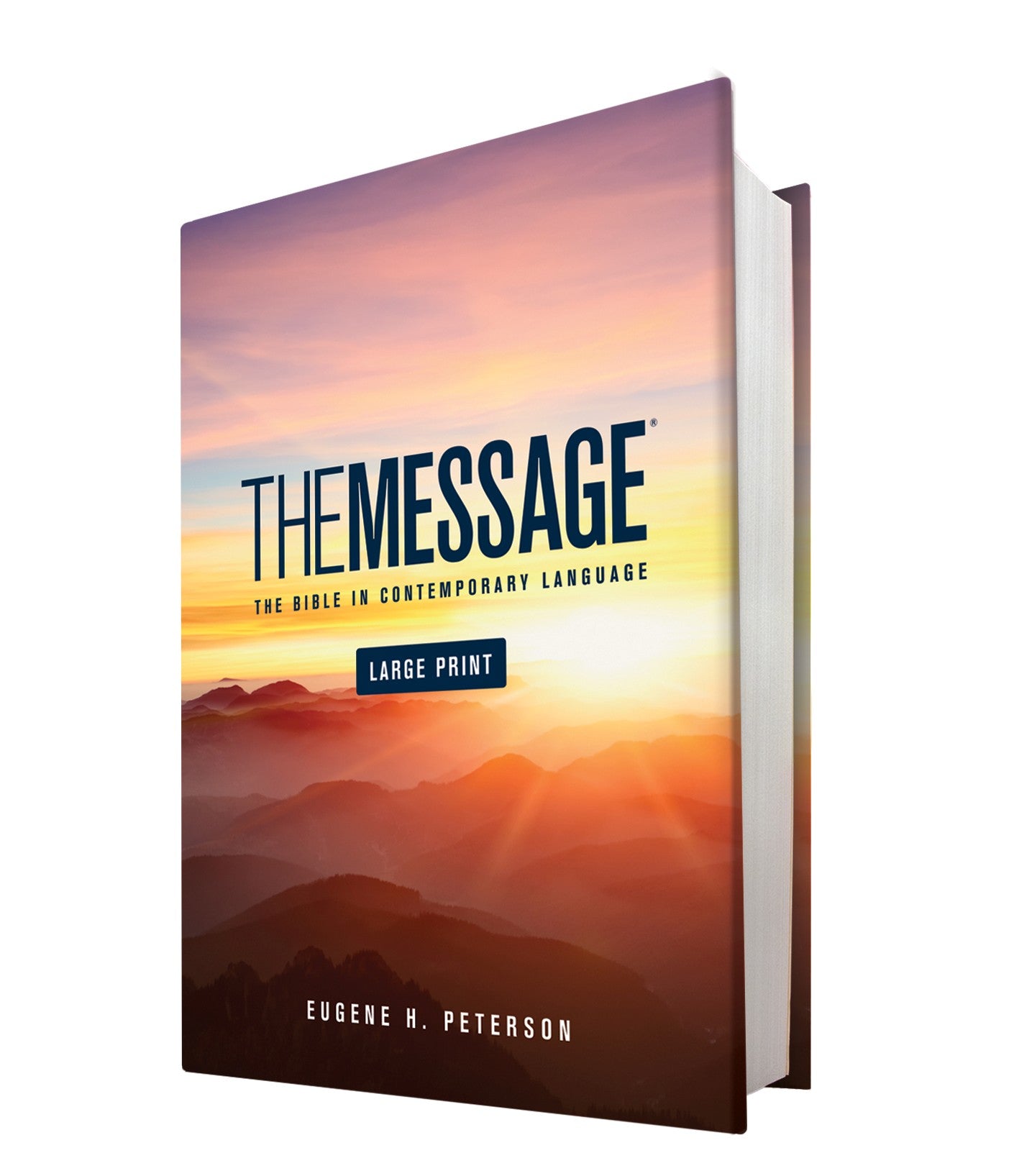 Image of The Message Large Print Bible, Purple, Hardback other