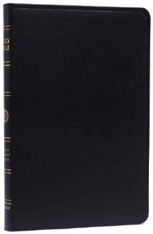 Image of ESV Thinline Bible, Black, Genuine Leather, Maps, Lifetime Guarantee, Concordance, Ribbon, Gilded Edges, Words of Christ Red other