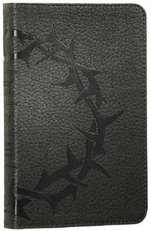 Image of ESV Thinline Bible: Charcoal, Crown Design, TruTone other