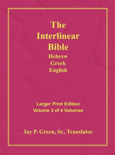Image of Interlinear Hebrew Greek English Bible-PR-FL/OE/KJV Large Print Volume 3 other