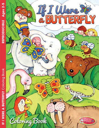 Image of If I Was a Butterfly Colouring Activity Book other