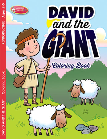 Image of David and the Giant Colouring Activity Book other