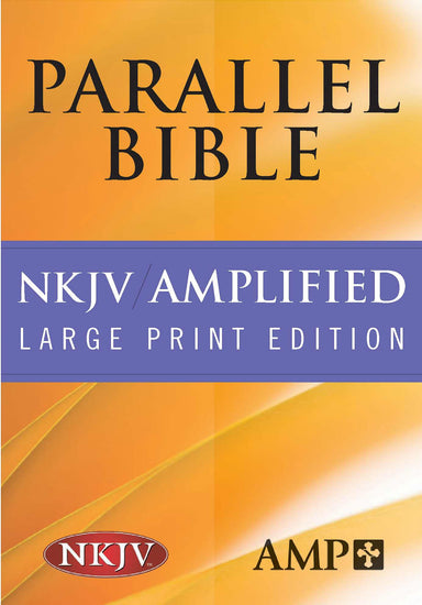 Image of NKJV Amplified Large Print, Parallel Bible: Hardback other