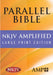 Image of NKJV Amplified Large Print, Parallel Bible: Hardback other