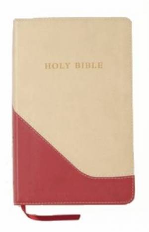 Image of KJV Personal Size Reference Bible: Red Brick & Sand, Imitation Leather, Large Print other