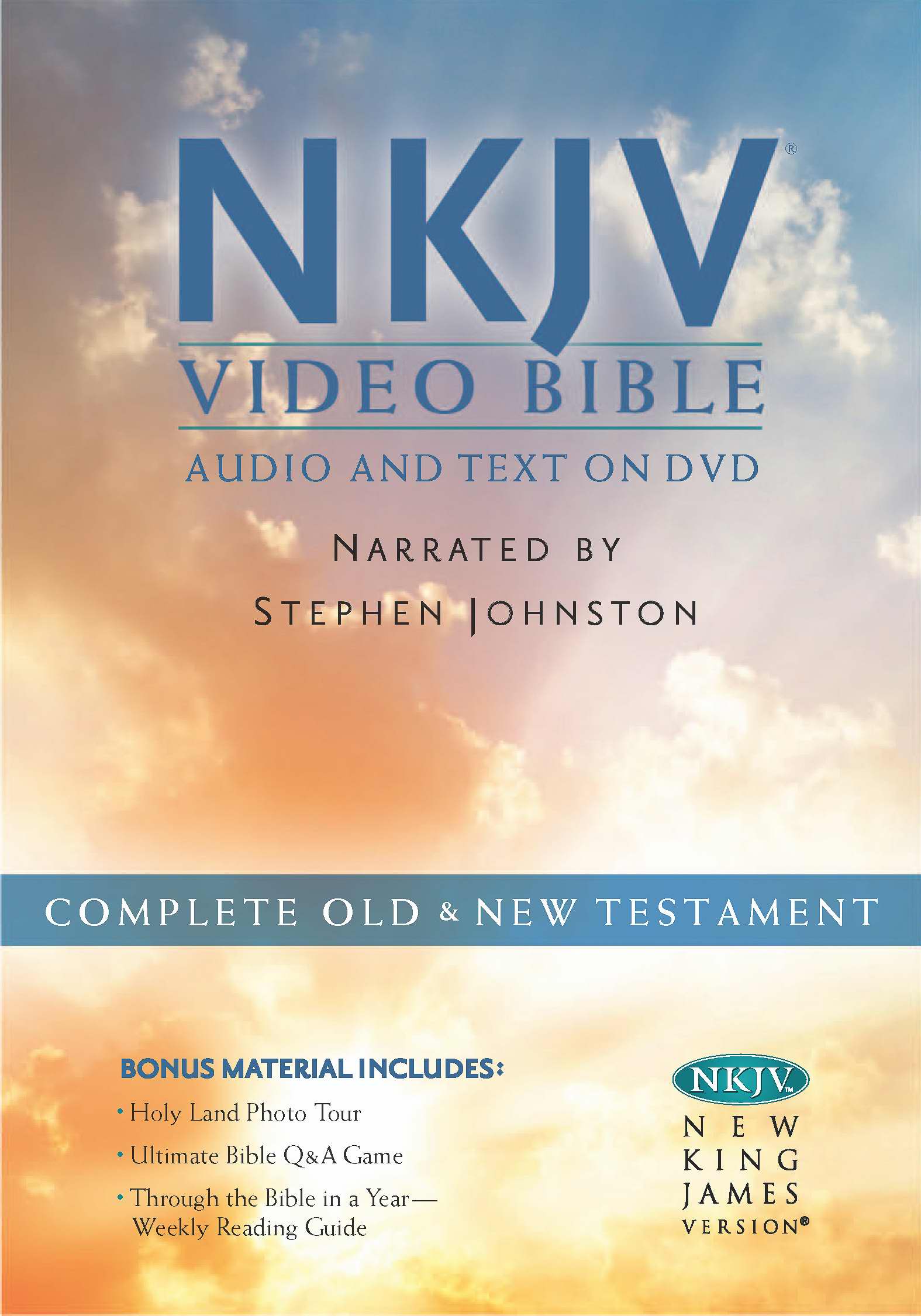Image of Bible On DVD Narrated By Stephen Johnston other