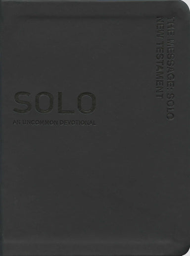 Image of The Message Solo New Testament: Black, Leather-Look other