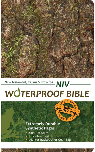 Image of NIV Waterproof New Testament and Psalms, Camoflauge, Paperback, Proverbs, Compact, Durable, Clear Text, Pocket Size, Stain Resistant, No Bleed Through other