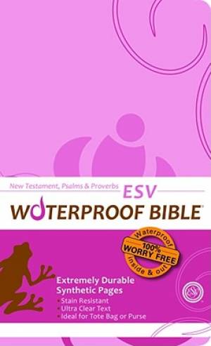 Image of ESV Waterproof New Testament: Pink & Brown, Paperback other