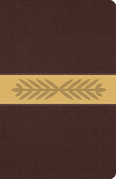 Image of The Message Bible Harvest Wheat Brown Imitation Leather other