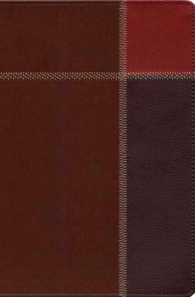 Image of The Message Large Print Bible:, Brown Trio, Leather-Look other