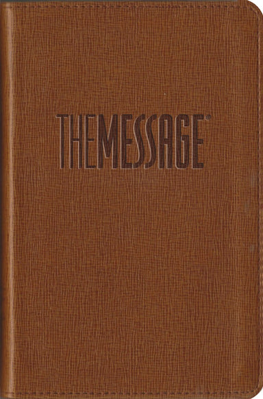 Image of The Message Compact Bible, Tan, Imitation Leather other