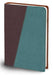 Image of The Message Compact Bible: Teal Brown/Python, Leather-Look other