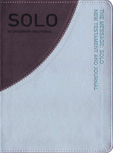 Image of The Message Remix Solo Journal: Aqua Grey, Leather-Look other