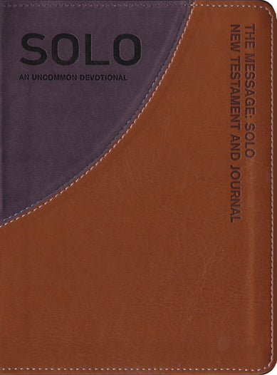 Image of The Message Remix Solo Journal: Tan Grey, Leather-Look other
