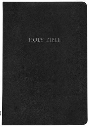 Image of KJV Wide Margin Bible: Black, Bonded Leather other