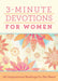 Image of 3 Minute Devotions For Women other