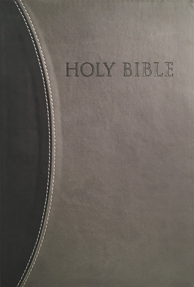 Image of KJV Sword Study Bible Giant Print Black/Grey Imitation Leather, Thumb Index, Ribbon Marker, Maps, Presentation Page, Red Letter, Concordance, Study Guides other