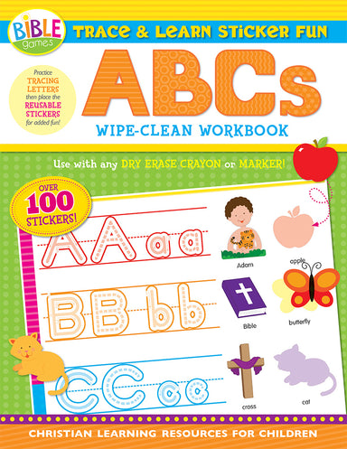 Image of Trace & Learn Sticker Fun: ABCs Wipe-Clean Workbook other