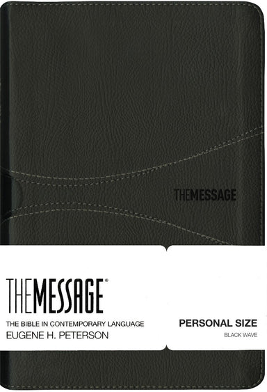 Image of The Message Black Personal Size Bible other